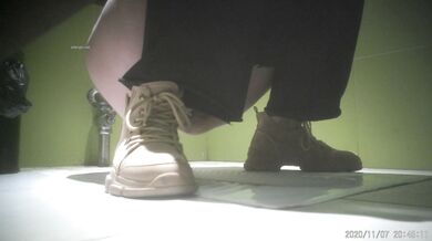 【魔手外购】牛逼厕拍大神，商场女厕真实偸拍多位美女小姐姐方便，外面手持镜头拍露脸全身 (5)